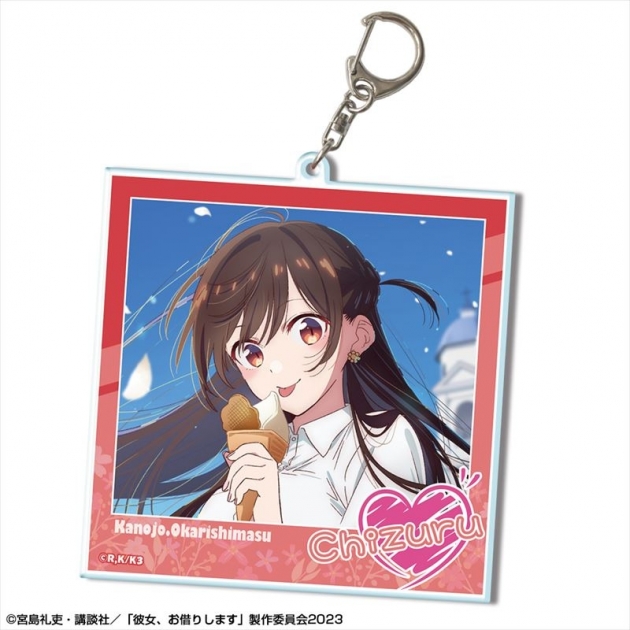 【グッズ-キーホルダー】彼女、お借りします ビッグアクリルキーホルダー Ver.2 デザイン06(水原千鶴/B)【再販】
