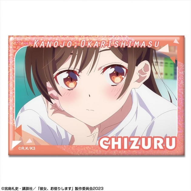 【グッズ-バッチ】彼女、お借りします ホログラム缶バッジ Ver.2 デザイン01(水原千鶴/A)【再販】
