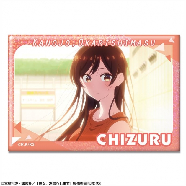 【グッズ-バッチ】彼女、お借りします ホログラム缶バッジ Ver.2 デザイン02(水原千鶴/B)【再販】
