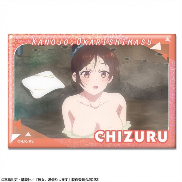 【グッズ-バッチ】彼女、お借りします ホログラム缶バッジ Ver.2 デザイン05(水原千鶴/E)【再販】

