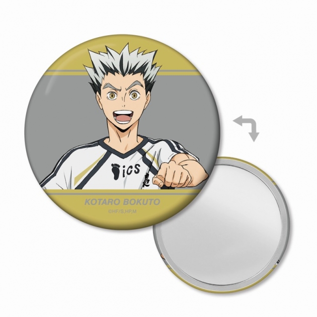 【ポイント還元(20%)】【グッズ-ミラー】ハイキュー!! 木兎光太郎 セカンドユニフォームver. 缶ミラー【再販】
