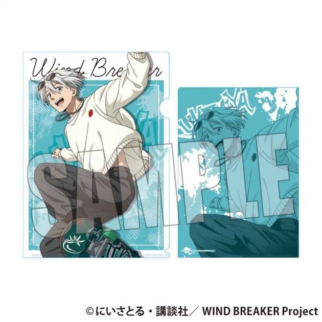 【グッズ-クリアファイル】WIND BREAKER クリアファイル 梅宮 一 スケーターver.【再販】
