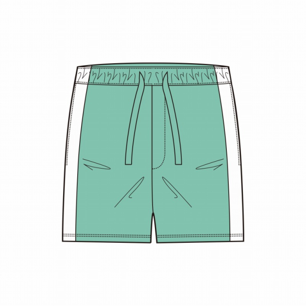 【グッズ-パンツ】ハイキュー!! 高校ユニフォーム ハーフパンツ 青葉城西高校 L【再販】
