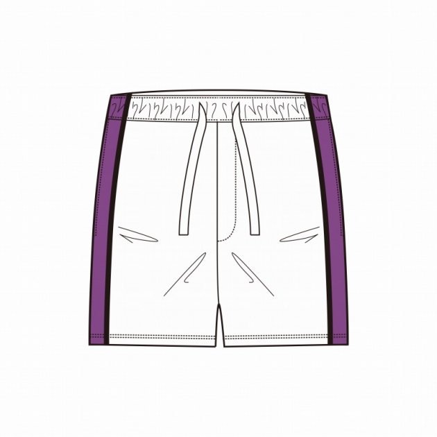 【グッズ-パンツ】ハイキュー!! 高校ユニフォーム ハーフパンツ 白鳥沢学園高校 XL【再販】
