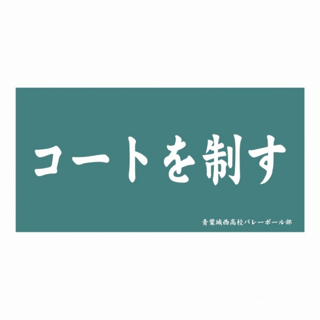 【グッズ-タオル】ハイキュー!! 横断幕ビッグタオル 青葉城西高校【再販】
