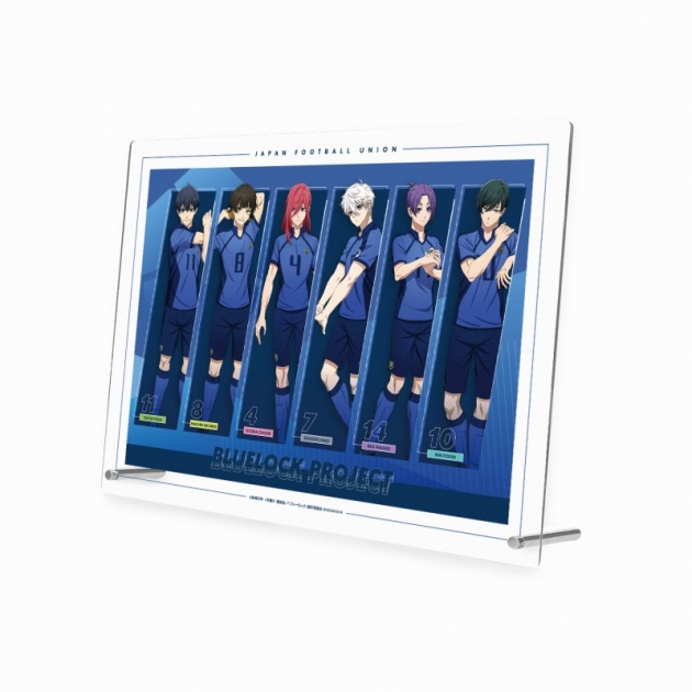 【グッズ-置きもの】TVアニメ『ブルーロック』 描き下ろしイラスト 集合 試合前の準備中ver. A4アクリルパネル【再販】
