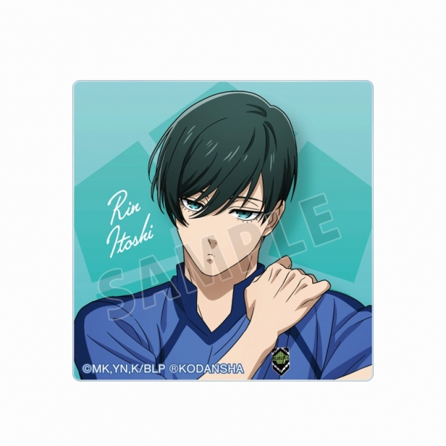 【グッズ-ステッカー】TVアニメ『ブルーロック』 描き下ろしイラスト 糸師 凛 試合前の準備中ver. アクリルステッカー【再販】
