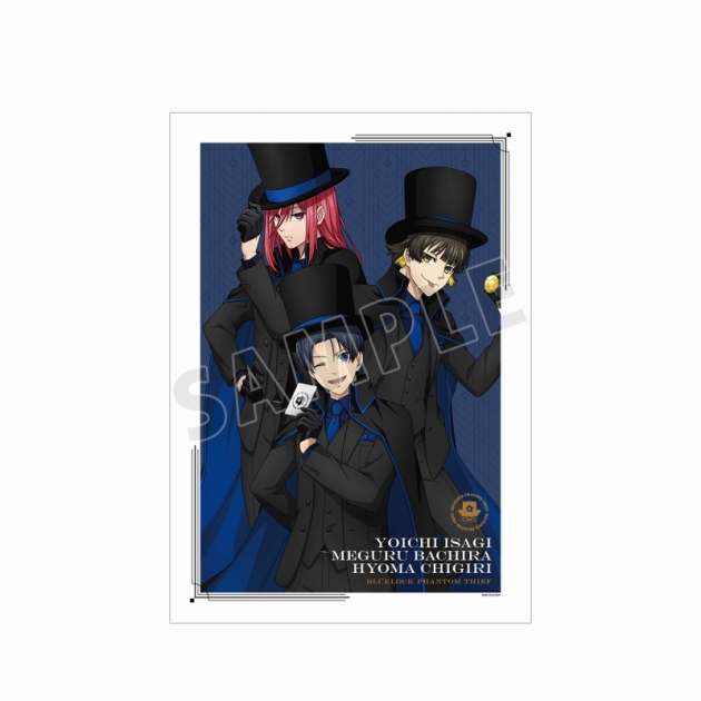 【グッズ-ポスター】TVアニメ『ブルーロック』 描き下ろし 潔 世一&蜂楽 廻&千切 豹馬 怪盗団ver. A3マット加工ポスター【再販】
