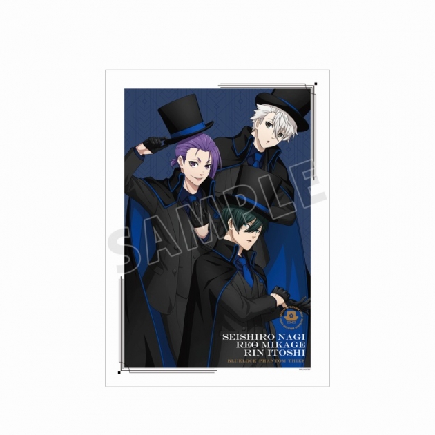 【グッズ-ポスター】TVアニメ『ブルーロック』 描き下ろし 凪 誠士郎&御影 玲王&糸師 凛 怪盗団ver. A3マット加工ポスター【再販】
