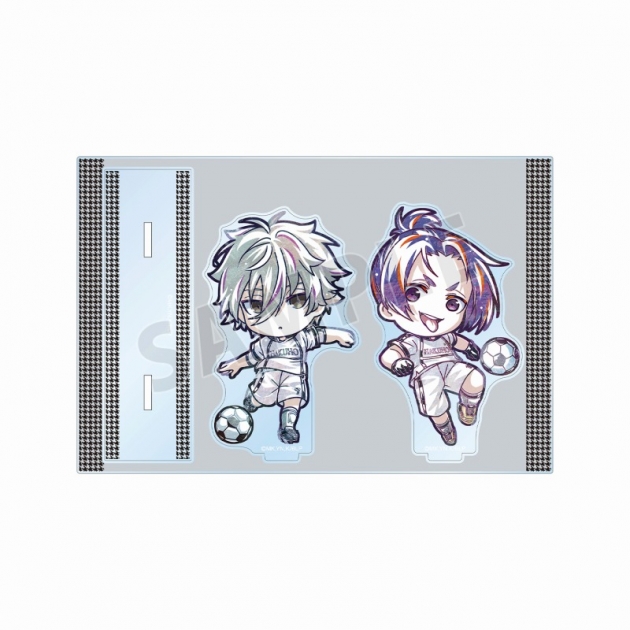 【グッズ-スタンドポップ】TVアニメ『ブルーロック』 凪 誠士郎&御影 玲王 デフォルメAni-Art パーツ付きBIGアクリルスタンド ver.C【再販】
