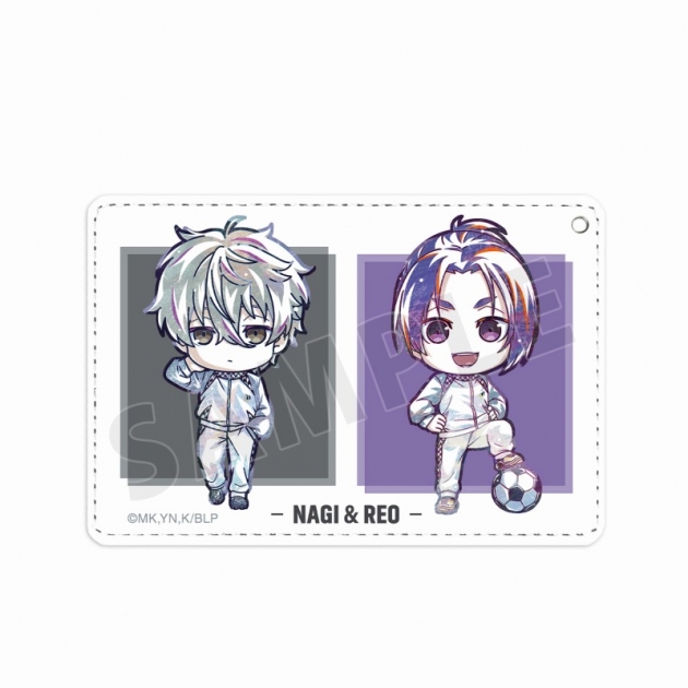 【グッズ-パスケース】TVアニメ『ブルーロック』 凪 誠士郎&御影 玲王 デフォルメAni-Art 1ポケットパスケース ver.B【再販】
