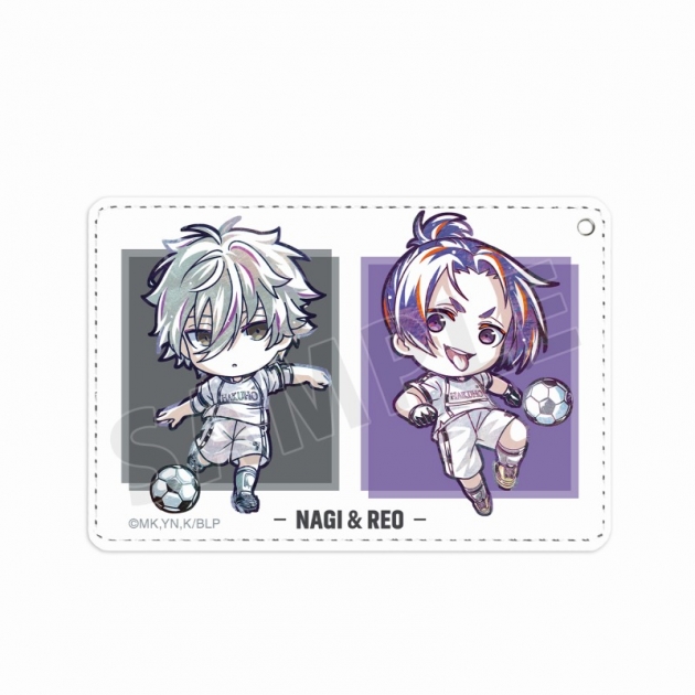 【グッズ-パスケース】TVアニメ『ブルーロック』 凪 誠士郎&御影 玲王 デフォルメAni-Art 1ポケットパスケース ver.C【再販】
