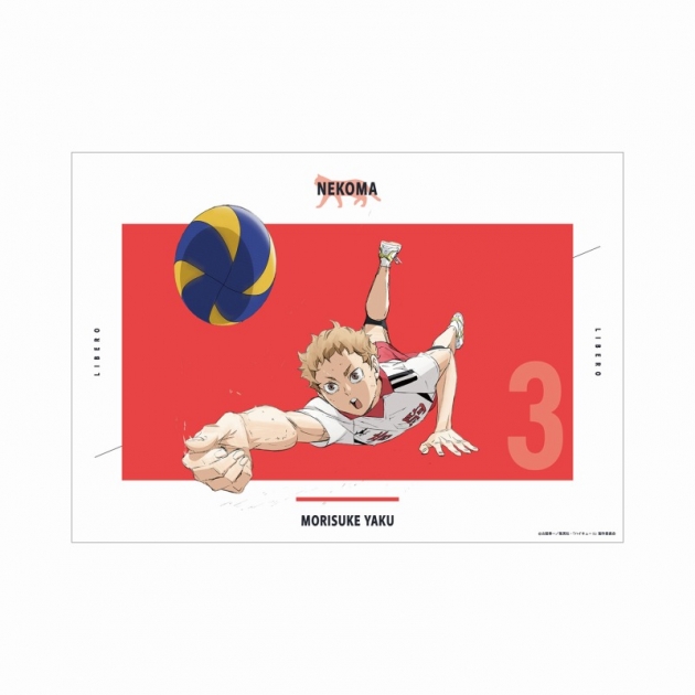 【グッズ-ポスター】『劇場版ハイキュー!! ゴミ捨て場の決戦』 夜久衛輔 A3マット加工ポスター【再販】

