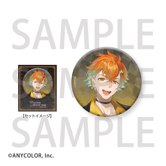 【グッズ-バッジ】にじさんじ(HEROES) 台紙付きBIG缶バッジ 宇佐美リト【アニメイトカフェ】【事後通販】
