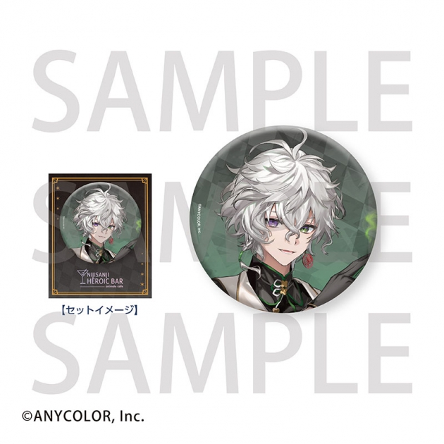【グッズ-バッジ】にじさんじ(HEROES) 台紙付きBIG缶バッジ 叢雲カゲツ【アニメイトカフェ】【事後通販】
