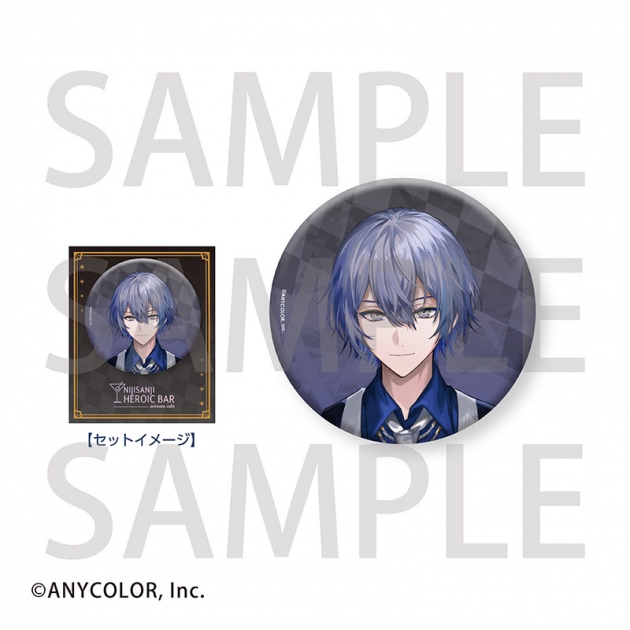 【グッズ-バッジ】にじさんじ(HEROES) 台紙付きBIG缶バッジ 小柳ロウ【アニメイトカフェ】【事後通販】
