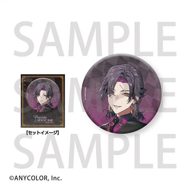 【グッズ-バッジ】にじさんじ(HEROES) 台紙付きBIG缶バッジ ヴェザリウス バンデージ【アニメイトカフェ】【事後通販】
