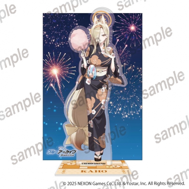 【グッズ-スタンドポップ】ブルーアーカイブ (ブルアカ) ポストカード付アクリルスタンド カホ【まねきねこコラボ第2弾】
