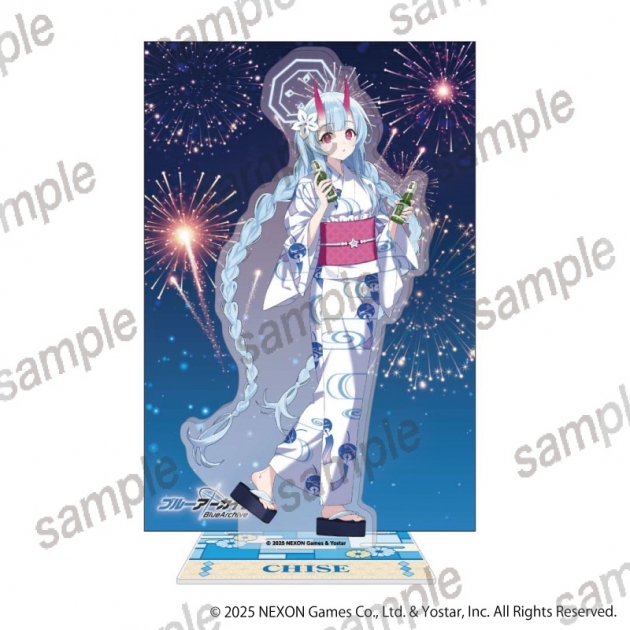 【グッズ-スタンドポップ】ブルーアーカイブ (ブルアカ) ポストカード付アクリルスタンド チセ【まねきねこコラボ第2弾】
