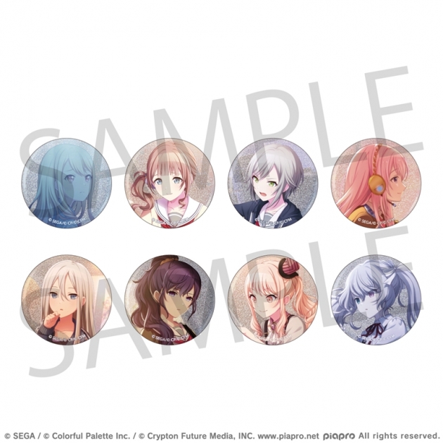 【グッズ-バッチ】プロジェクトセカイ カラフルステージ! feat. 初音ミク グリッター缶バッジ イベントイラストコレクション vol.1 A【再販】
