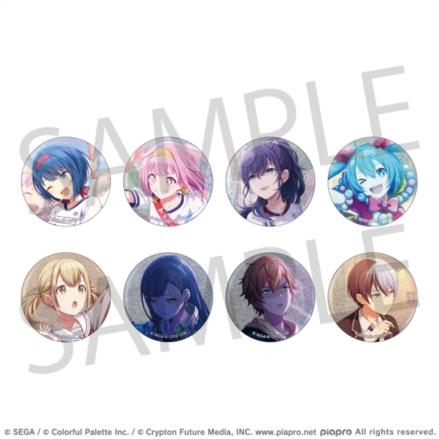 【グッズ-バッチ】プロジェクトセカイ カラフルステージ! feat. 初音ミク グリッター缶バッジ イベントイラストコレクション vol.1 C【再販】
