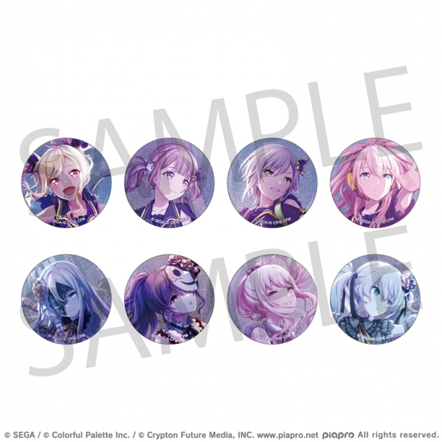 【グッズ-バッチ】プロジェクトセカイ カラフルステージ! feat. 初音ミク グリッター缶バッジ イベントイラストコレクション vol.2 A【再販】
