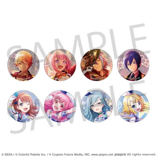 【グッズ-バッチ】プロジェクトセカイ カラフルステージ! feat. 初音ミク グリッター缶バッジ イベントイラストコレクション vol.2 B【再販】
