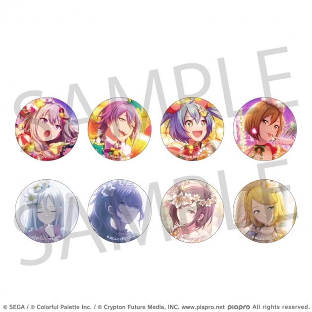 【グッズ-バッチ】プロジェクトセカイ カラフルステージ! feat. 初音ミク グリッター缶バッジ イベントイラストコレクション vol.4 A【再販】
