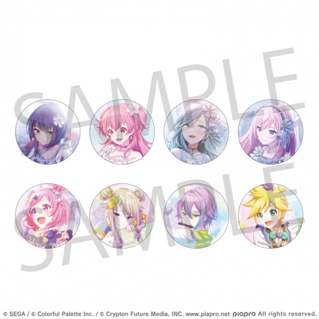 【グッズ-バッチ】プロジェクトセカイ カラフルステージ! feat. 初音ミク グリッター缶バッジ イベントイラストコレクション vol.4 B【再販】
