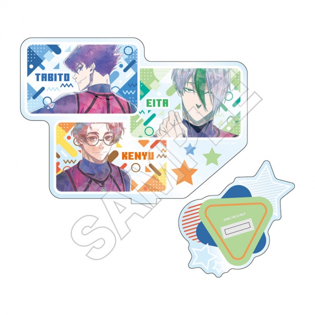 【グッズ-スタンドポップ】TVアニメ『ブルーロック』  Jewel Flash vol.4 アクリルスタンド 烏 旅人&乙夜 影汰&雪宮 剣優【再販】
