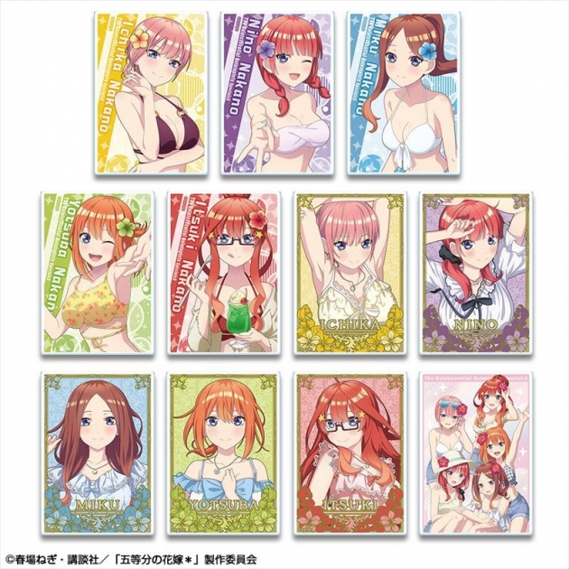 【グッズ-カード】五等分の花嫁* 11個入りトレーディングアクリルカード【再販】

