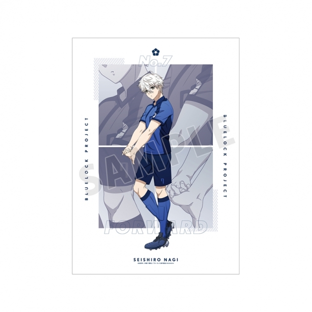 【グッズ-ポスター】TVアニメ『ブルーロック』 描き下ろしイラスト 凪 誠士郎 試合前の準備中ver. A3マット加工ポスター【再販】
