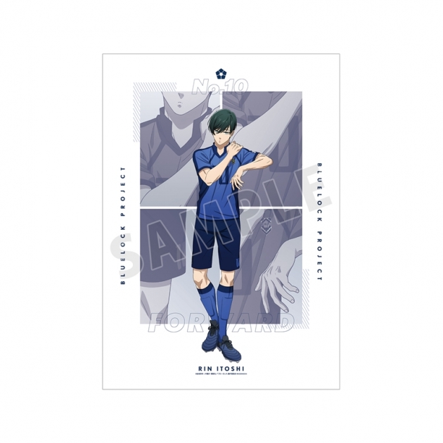 【グッズ-ポスター】TVアニメ『ブルーロック』 描き下ろしイラスト 糸師 凛 試合前の準備中ver. A3マット加工ポスター【再販】
