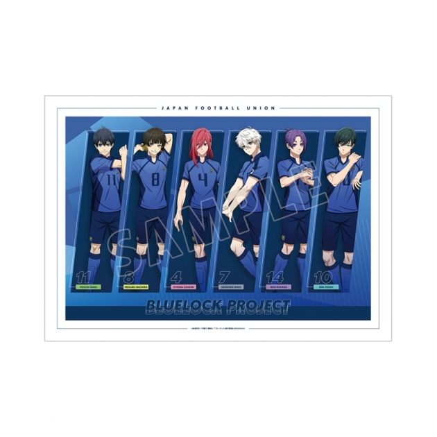 【グッズ-ポスター】TVアニメ『ブルーロック』 描き下ろしイラスト 集合 試合前の準備中ver. A3マット加工ポスター【再販】
