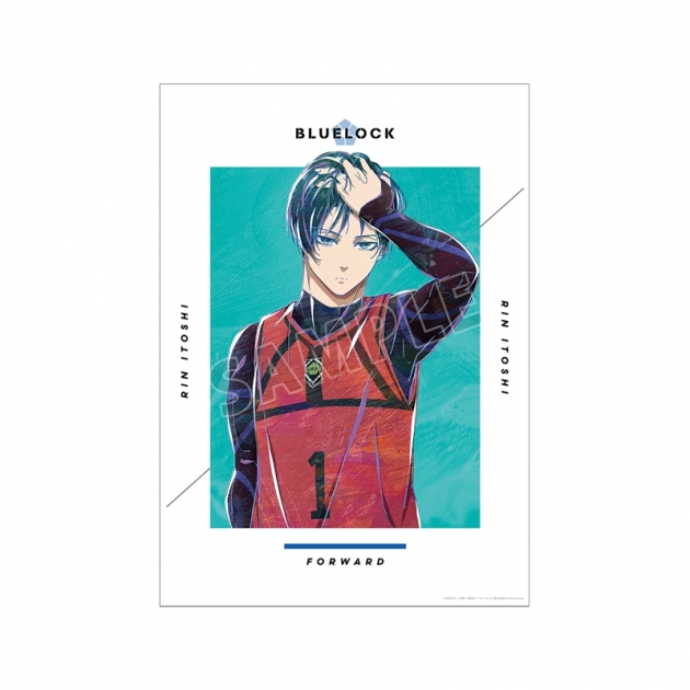【グッズ-ポスター】TVアニメ『ブルーロック』 糸師 凛 Ani-Art A3マット加工ポスター【再販】
