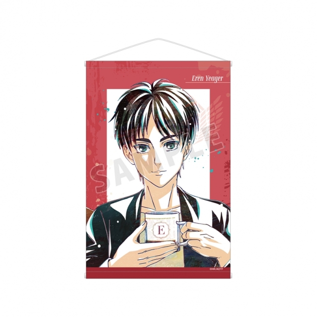 【グッズ-タペストリー】TVアニメ『進撃の巨人』 描き下ろし エレン ティータイムver. Ani-Art B2タペストリー【再販】
