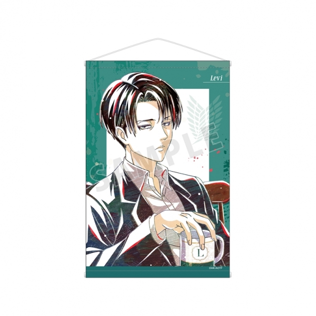 【グッズ-タペストリー】TVアニメ『進撃の巨人』 描き下ろし リヴァイ ティータイムver. Ani-Art B2タペストリー【再販】

