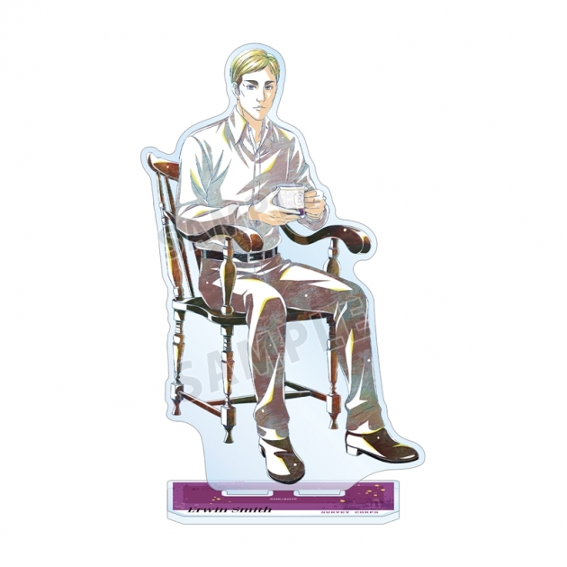 【グッズ-スタンドポップ】TVアニメ『進撃の巨人』 描き下ろし エルヴィン ティータイムver. Ani-Art BIGアクリルスタンド【再販】
