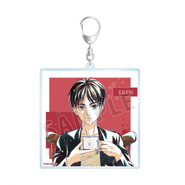 【グッズ-キーホルダー】TVアニメ『進撃の巨人』 描き下ろし エレン ティータイムver. Ani-Art BIGアクリルキーホルダー【再販】
