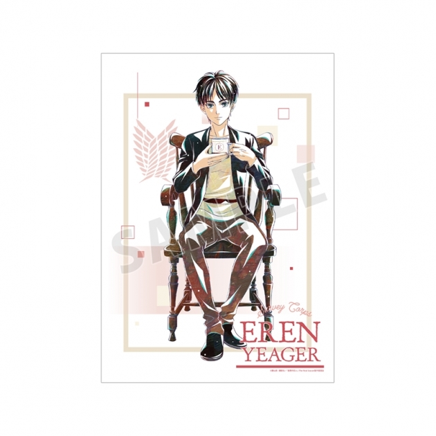【グッズ-ポスター】TVアニメ『進撃の巨人』 描き下ろし エレン ティータイムver. Ani-Art A3マット加工ポスター【再販】
