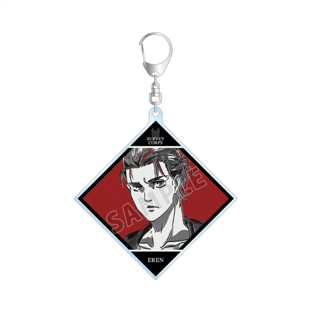 【グッズ-キーホルダー】TVアニメ『進撃の巨人』 エレン Ani-Art BLACK LABEL BIGアクリルキーホルダー【再販】
