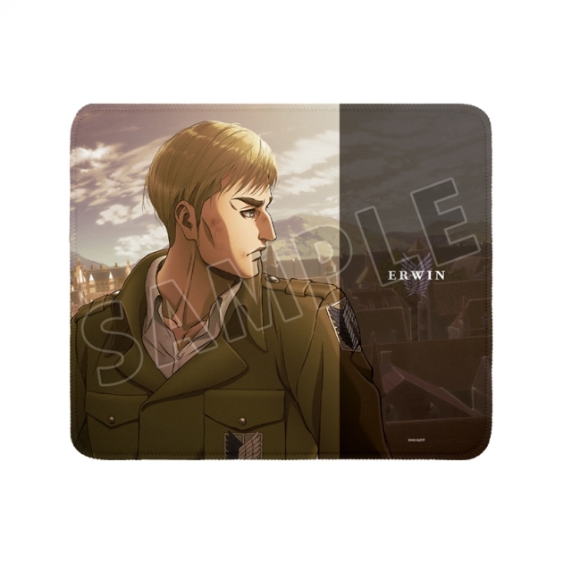 【グッズ-マウスパッド】TVアニメ『進撃の巨人』 エルヴィン マウスパッド【再販】

