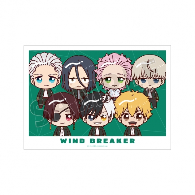 【グッズ-ポスター】TVアニメ『WIND BREAKER』 集合 ちょこんと! A3マット加工ポスター【再販】
