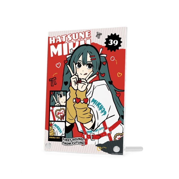 【グッズ-置きもの】初音ミク 描き下ろし 初音ミク ハートver. Art by coalowl A5アクリルパネル ver.A【再販】
