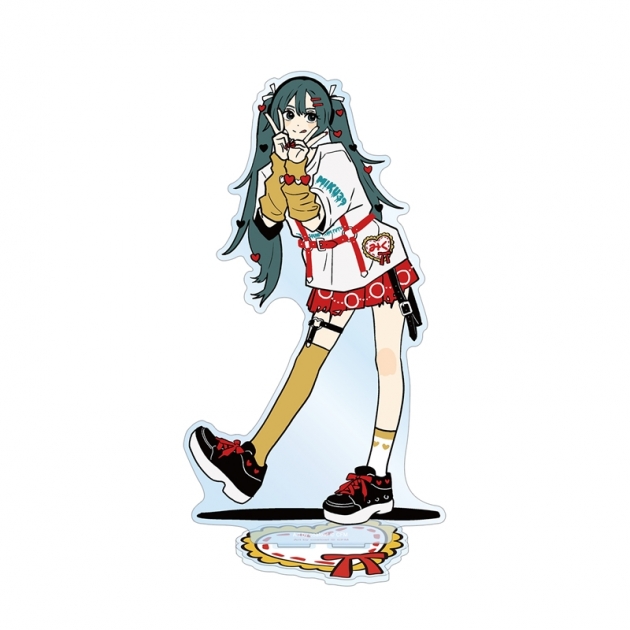【グッズ-スタンドポップ】初音ミク 描き下ろし 初音ミク ハートver. Art by coalowl BIGアクリルスタンド ver.A【再販】
