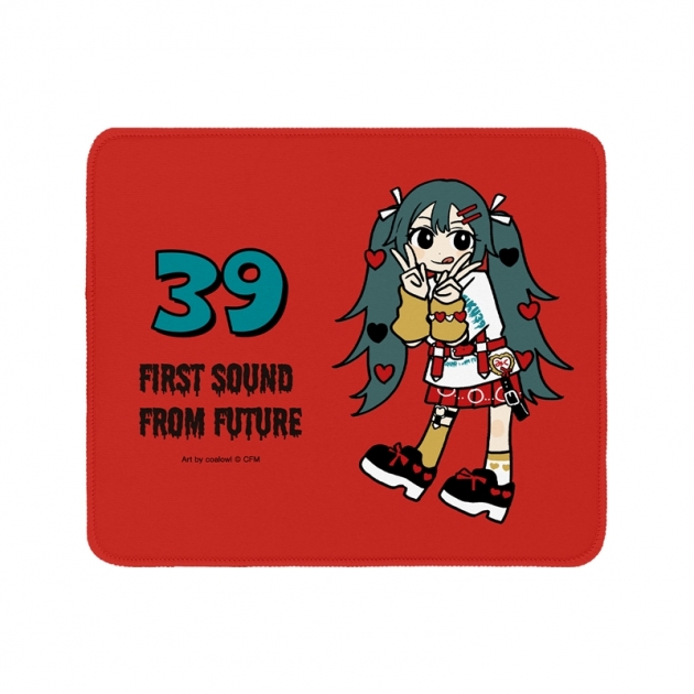 【グッズ-マウスパッド】初音ミク 描き下ろし 初音ミク ハート デフォルメver. Art by coalowl マウスパッド ver.A【再販】
