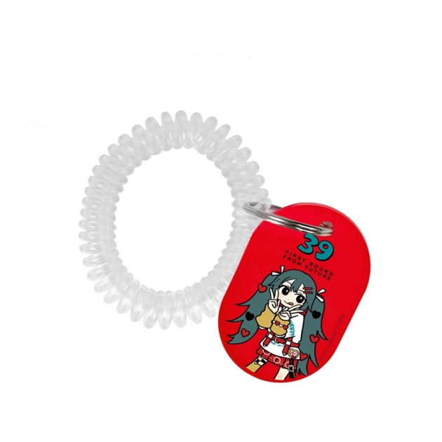 【グッズ-キーホルダー】初音ミク 描き下ろし 初音ミク ハート デフォルメver. Art by coalowl ロッカーキー風アクリルキーホルダー ver.A【再販】
