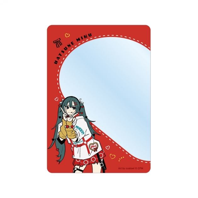 【グッズ-カードケース】初音ミク 描き下ろし 初音ミク ハートver. Art by coalowl B8硬質カードケース ver.A【再販】
