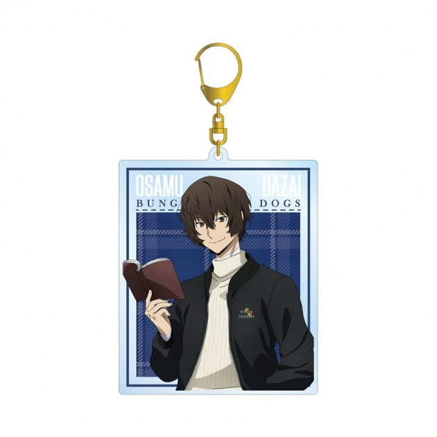 【グッズ-キーホルダー】文豪ストレイドッグス 描き下ろしイラスト 太宰治 冬の休日ver. BIGアクリルキーホルダー【再販】
