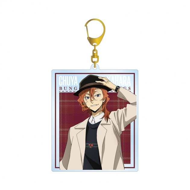 【グッズ-キーホルダー】文豪ストレイドッグス 描き下ろしイラスト 中原中也 冬の休日ver. BIGアクリルキーホルダー【再販】
